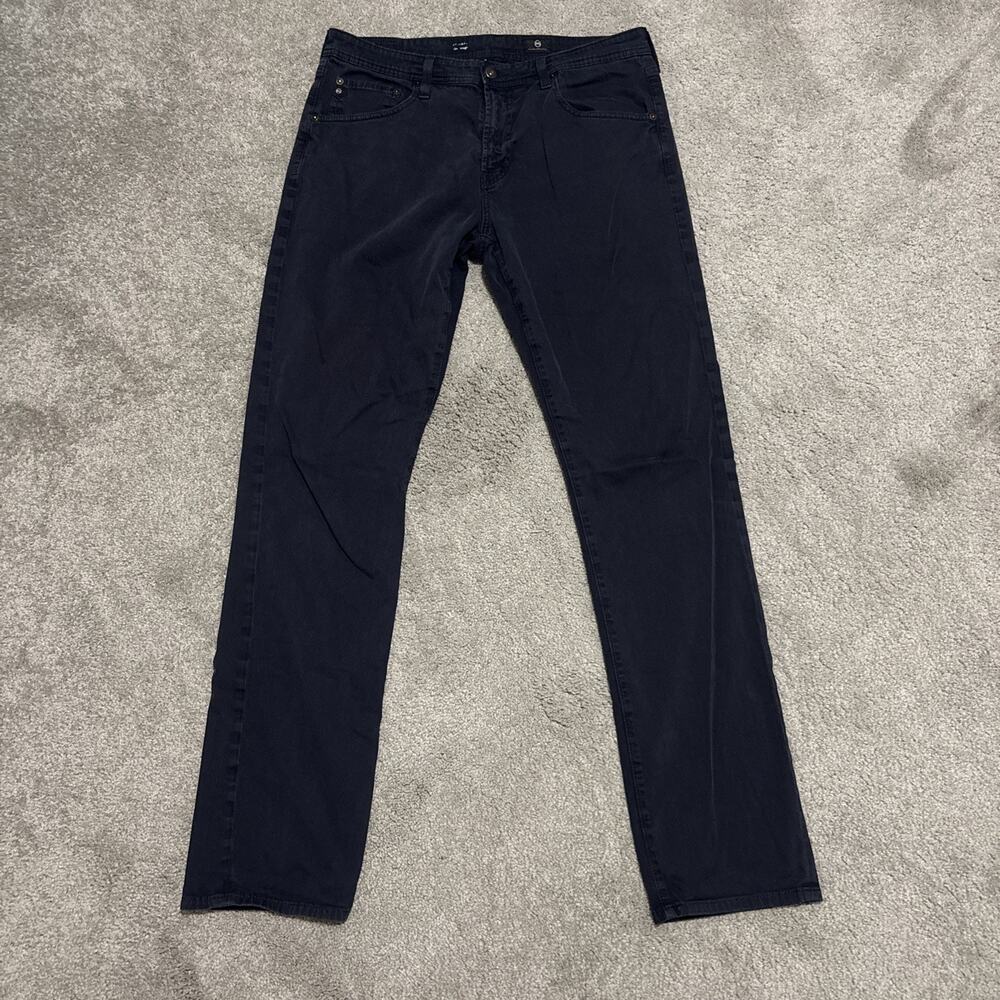 AG Adriano Goldschmied Men's Jeans Size 34x34 Blue The Everett Slim Straight